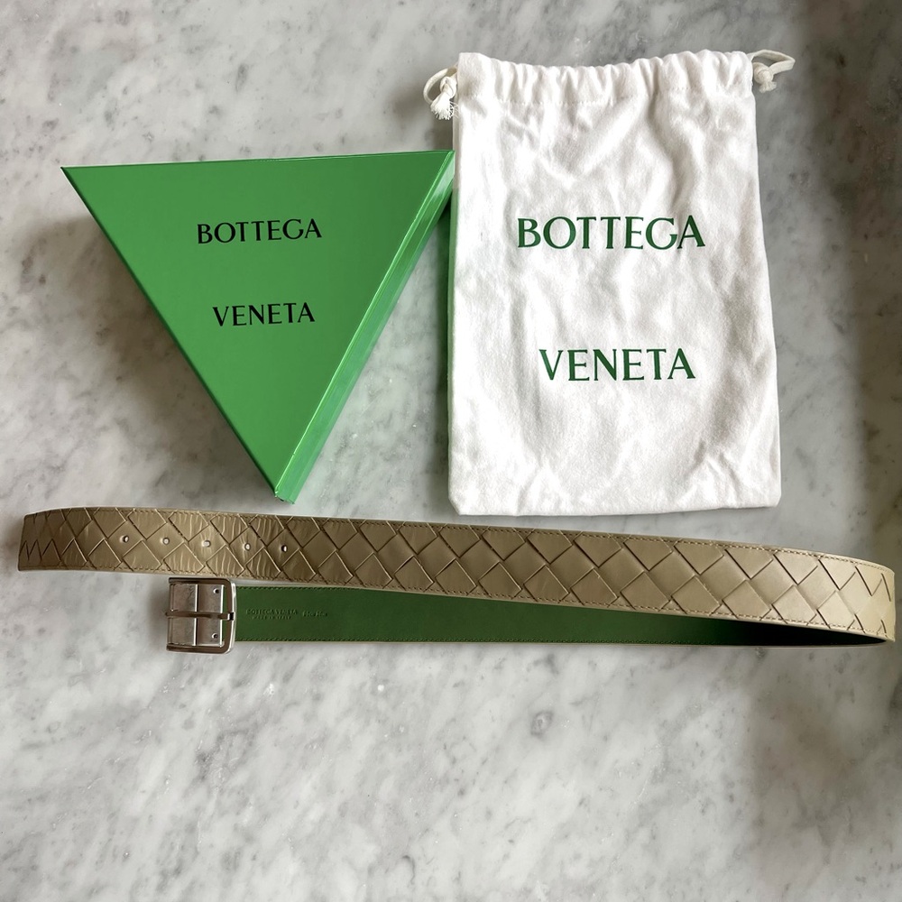 Bottega Veneta Mens Reversibile Belt